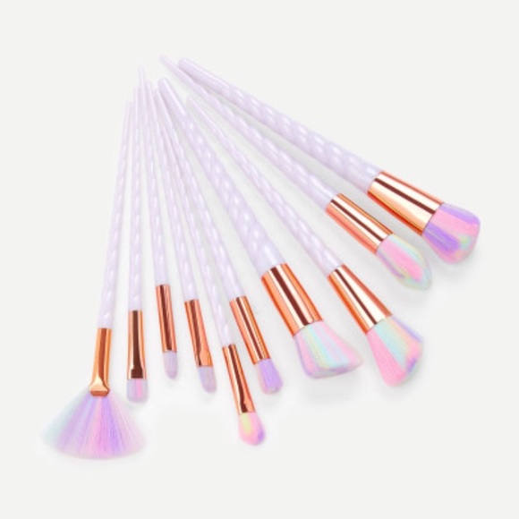 Accessories - Screw Handle Soft Bristle Makeup Brush Set 10Pcs